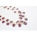 Necklace Pearl Strand Vintage Bead Ruby Freshwater Natural 2 Line Handmade B283